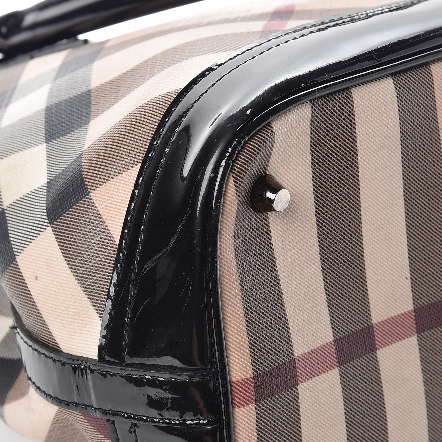 Burberry Nova Check Medium Tote Black 17 of 22