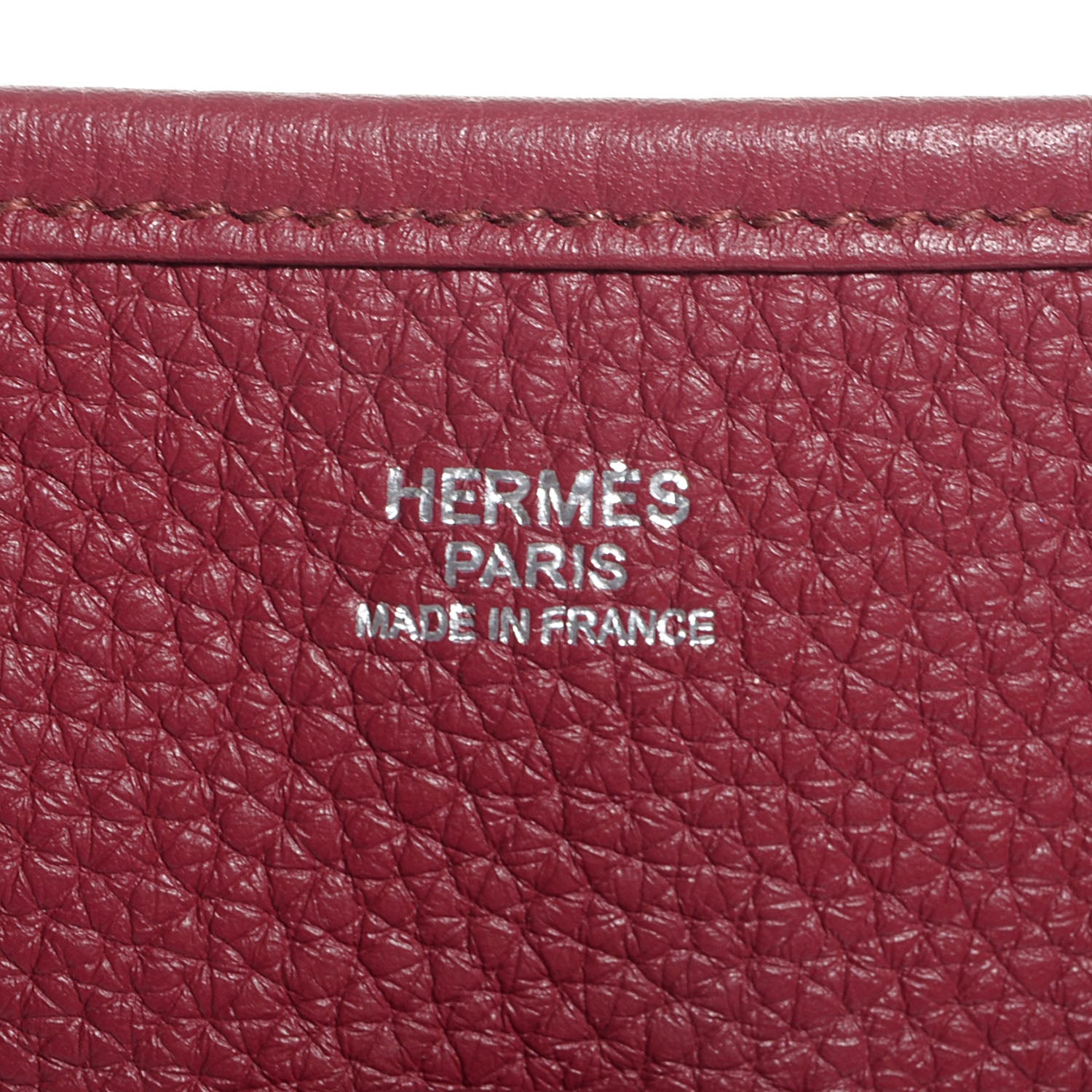 Hermes Taurillon Clemence Evelyne III PM Rubis 12 of 16