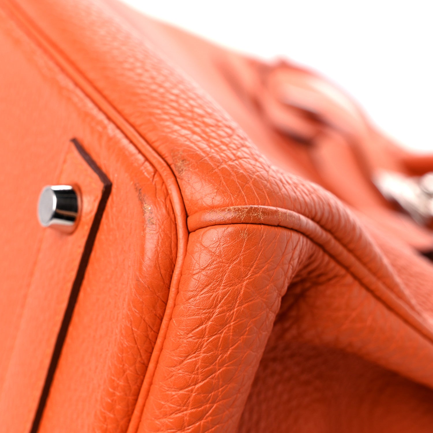 Hermes Togo Birkin 40 Orange 9 of 15