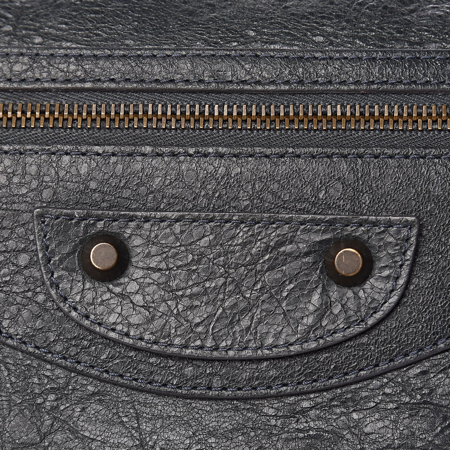 Agneau Classic Hardware Day Hobo Anthracite