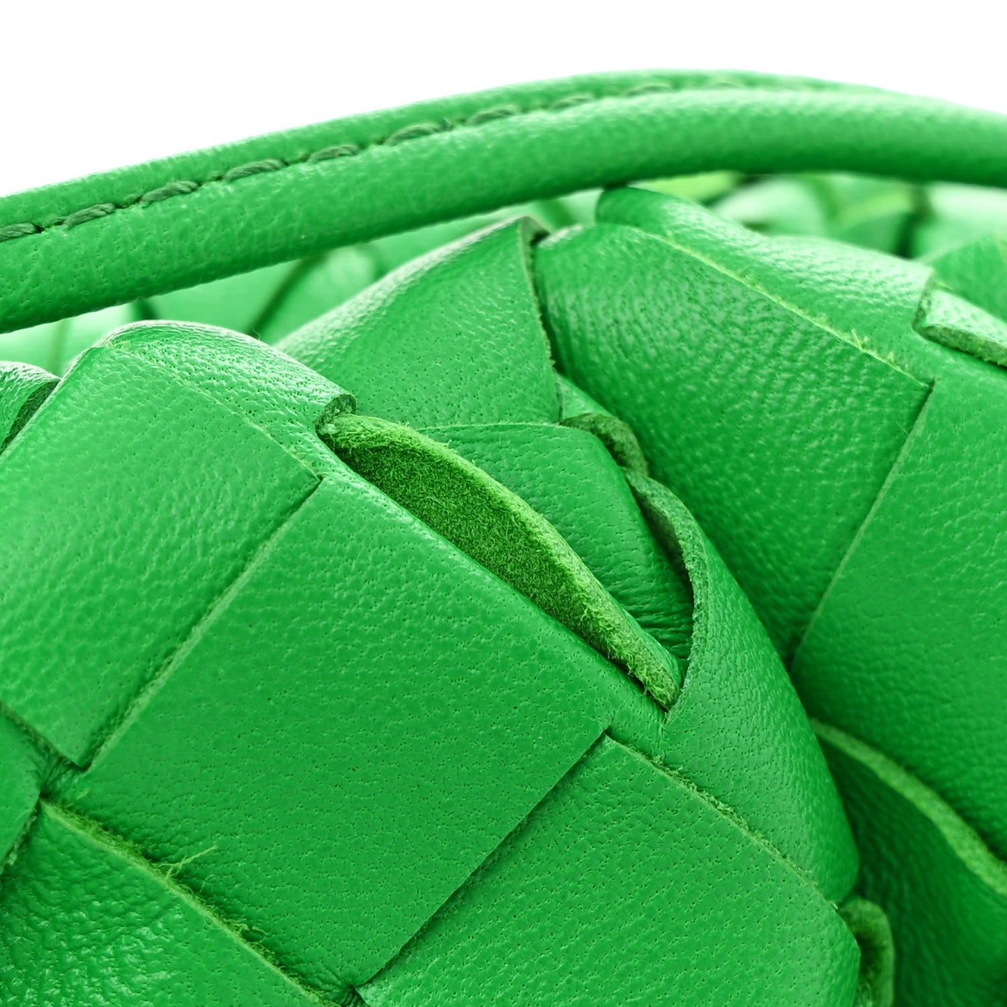 Nappa Intrecciato The Mini Pouch Clutch Parakeet