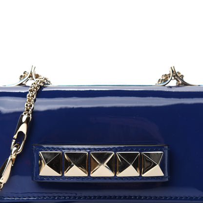 Valentino Garavani Patent Mini Va Va Voom Shoulder Bag Blue China 9 of 9