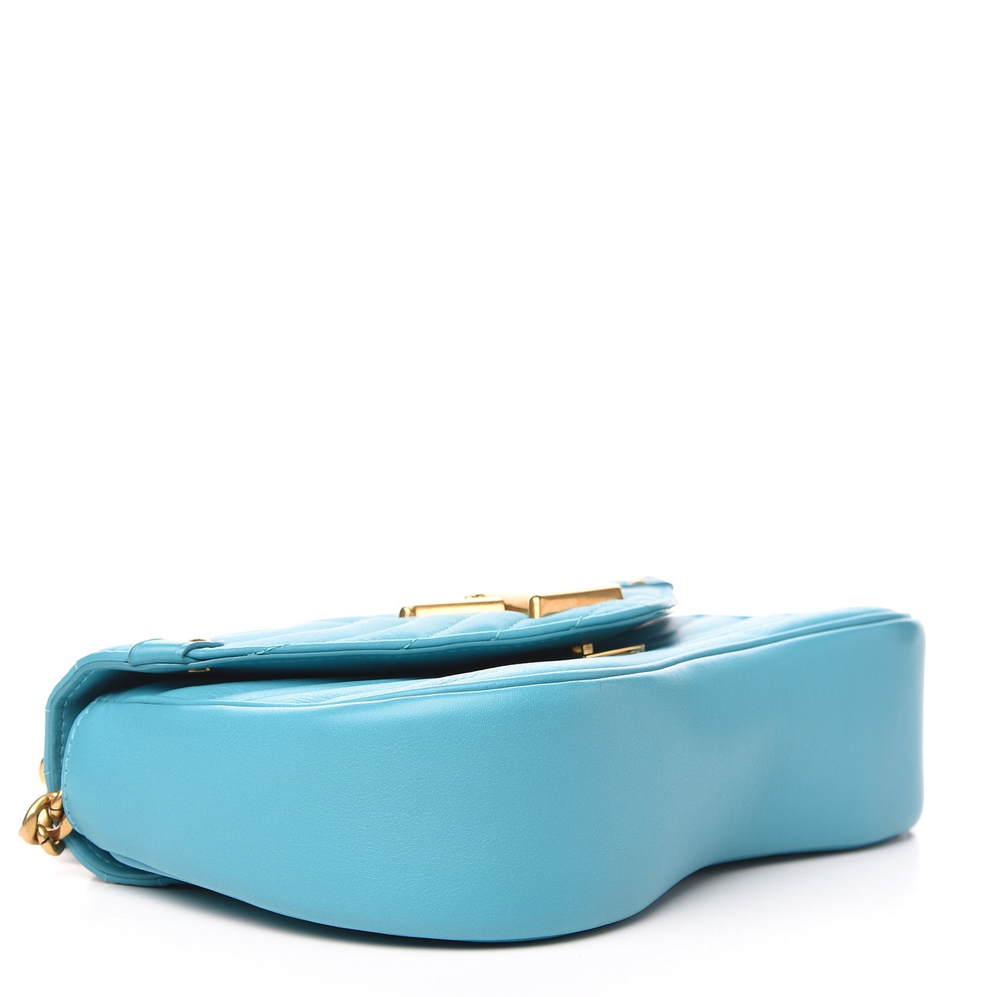 Calfskin New Wave Chain MM Malibu Green