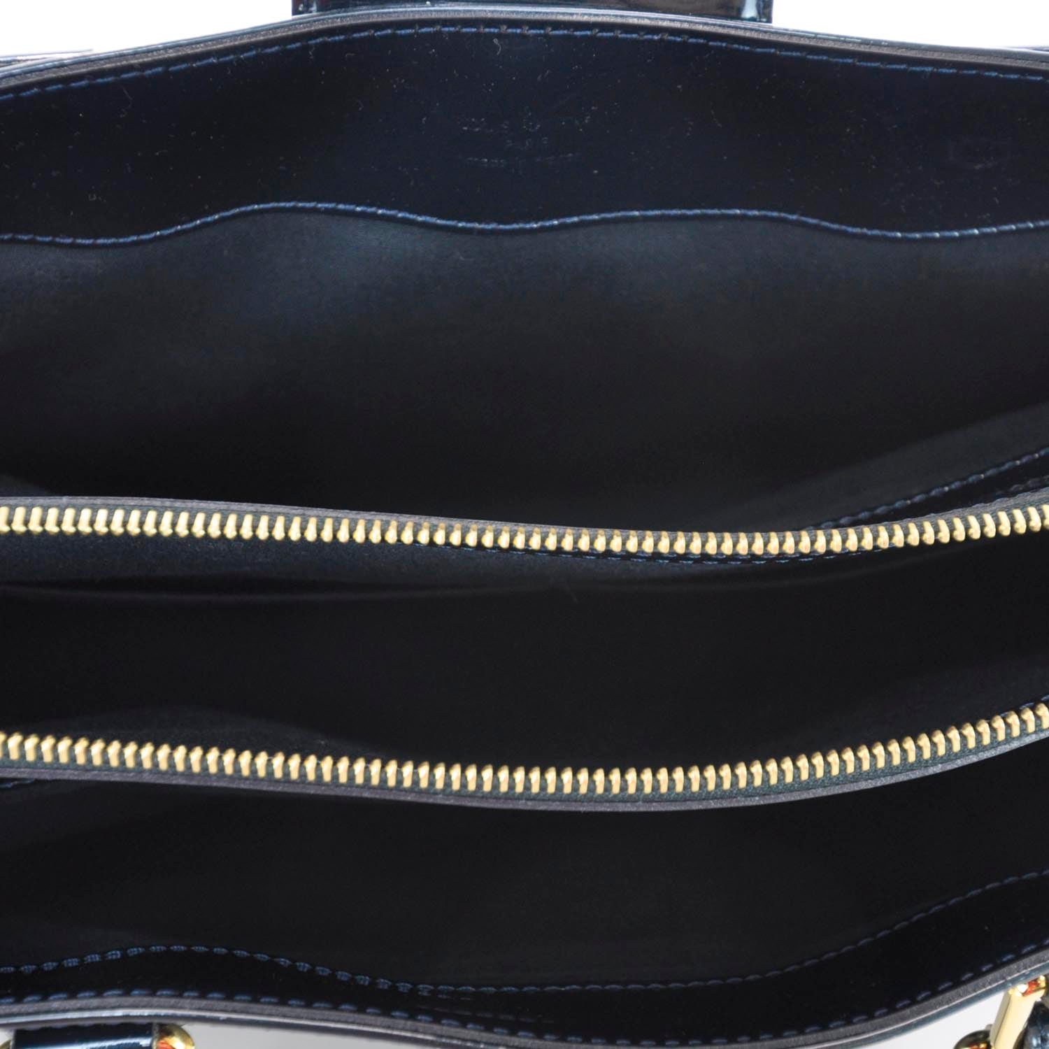 Louis Vuitton Vernis Melrose Avenue Blue Nuit 8 of 10