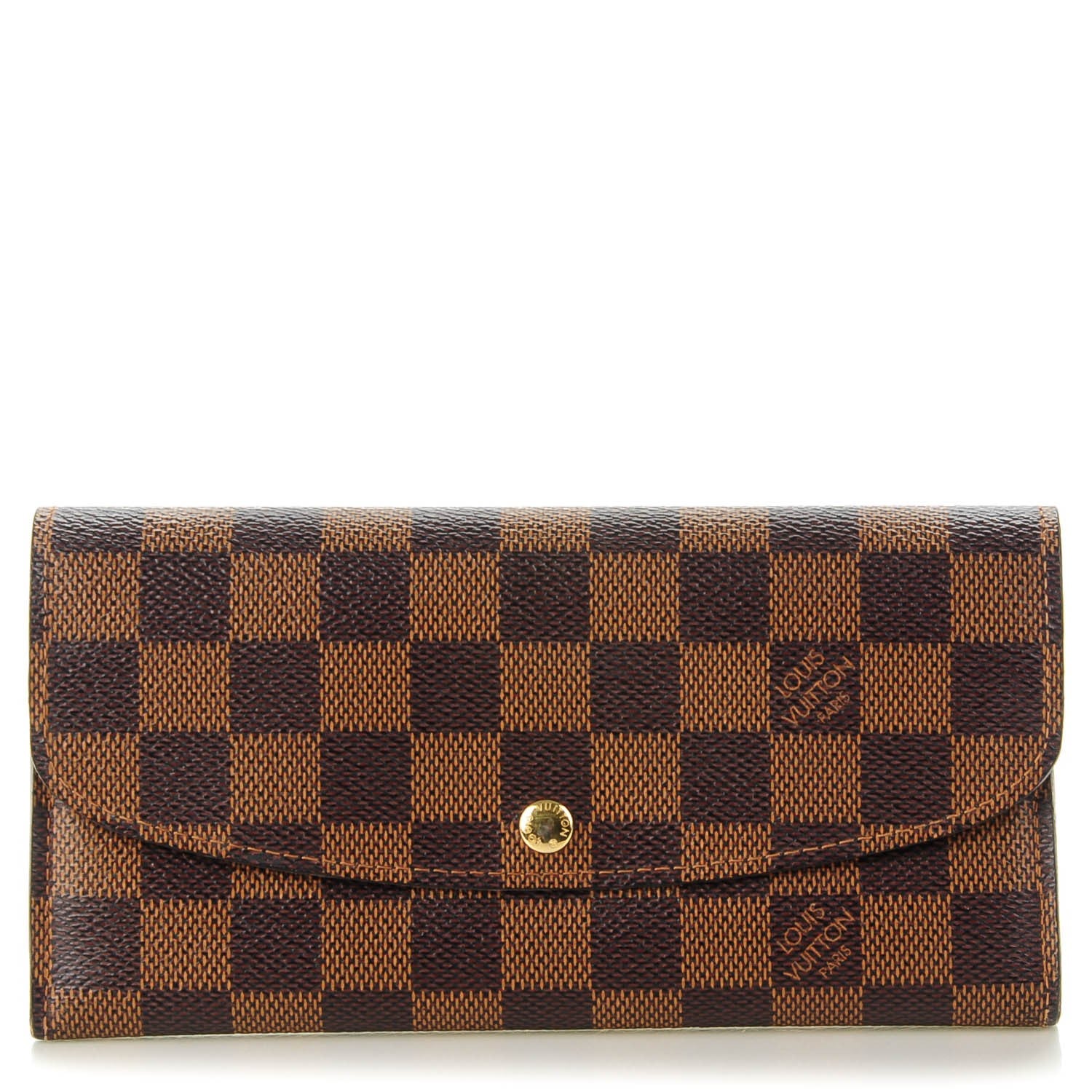 Louis Vuitton Damier Ebene Emilie Wallet 1 of 6