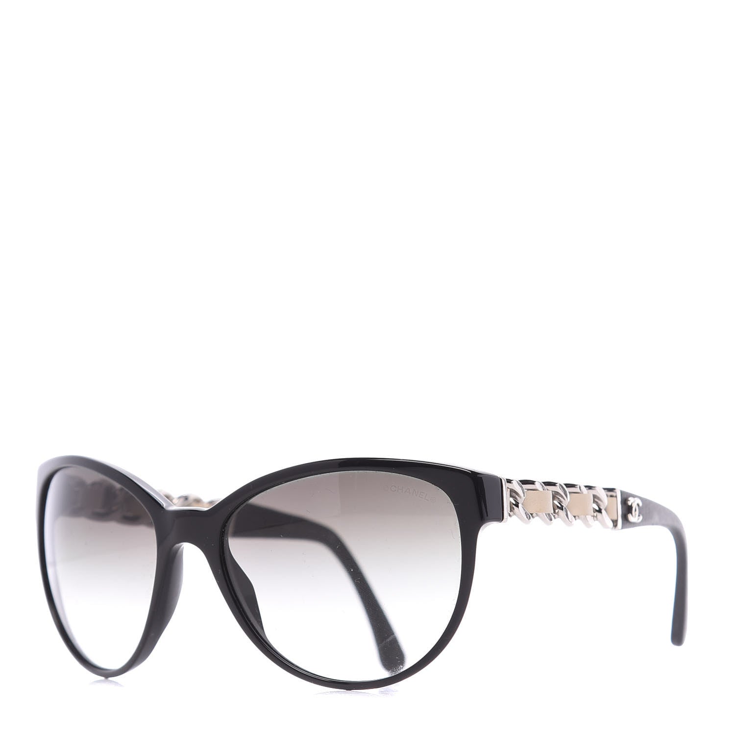Chanel CC Chain Sunglasses 5215Q Black 1 of 8