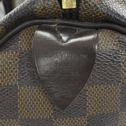 Louis Vuitton Damier Ebene Speedy 30 7 of 8