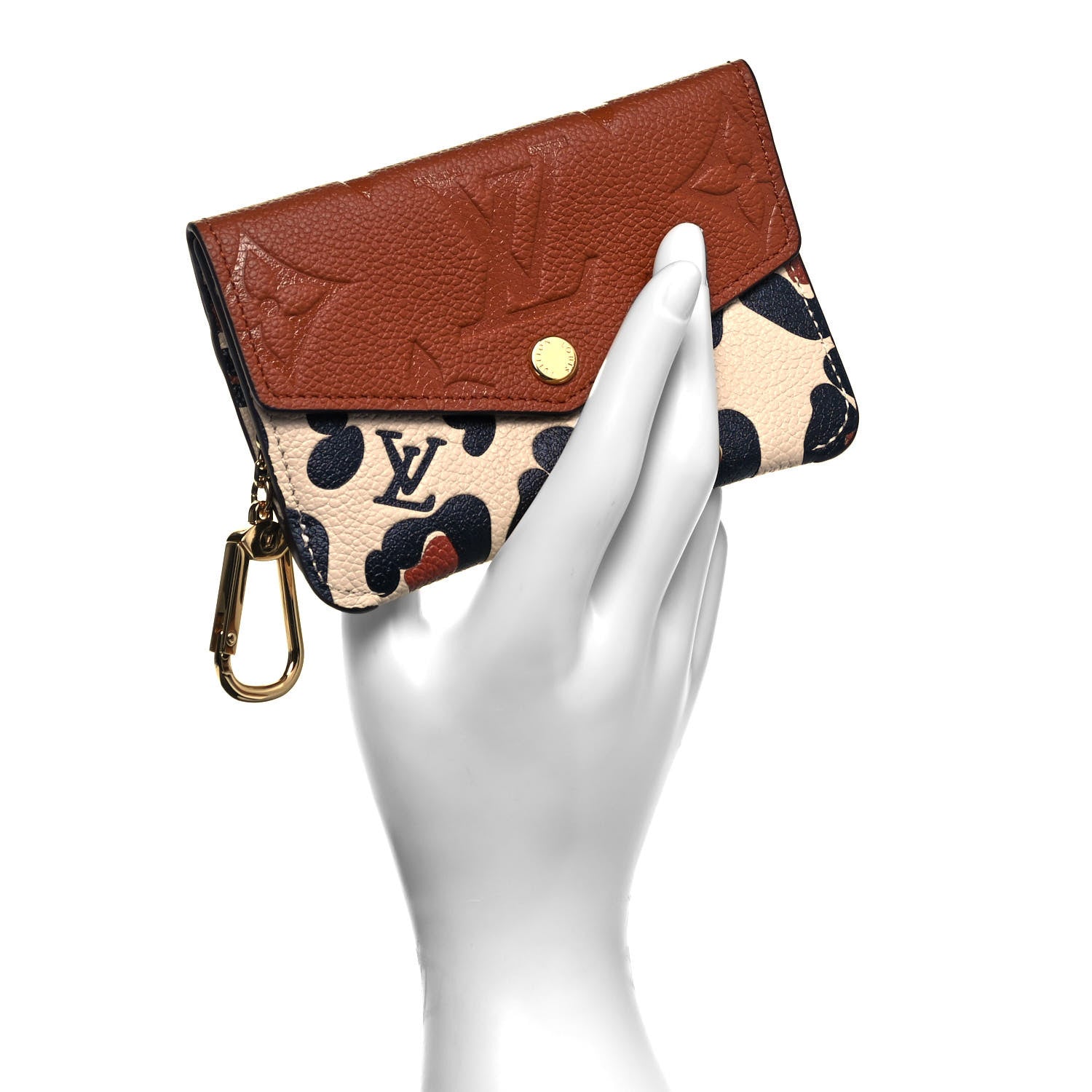 Louis Vuitton Empreinte Monogram Giant Wild At Heart Key Pouch Caramel 2 of 6