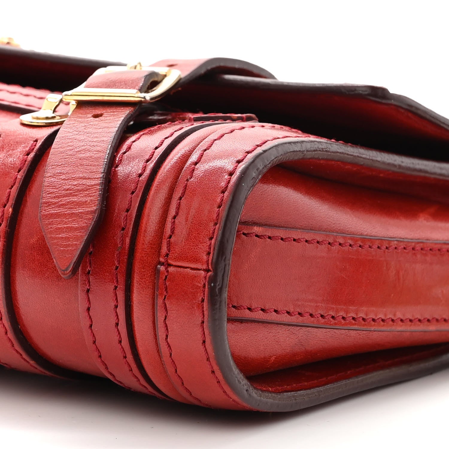 Burberry Bridle Calfskin Doyle Crossbody Red 11 of 12