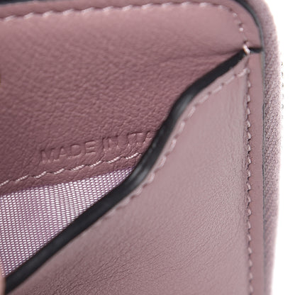 Valentino Garavani Calfskin Rockstud Carry Secrets Compact Wallet With Chain Lipstick 6 of 8