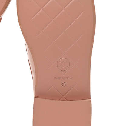 Chanel Lambskin Quilted CC Turnlock Loafers 36 Dark Pink 7 of 9