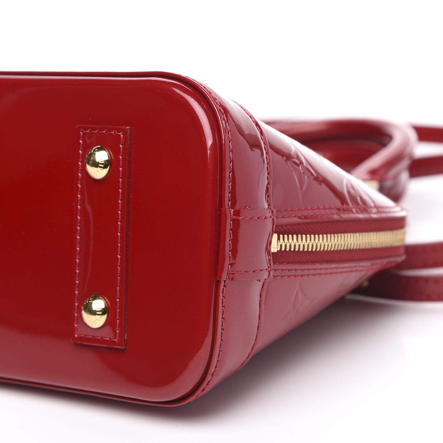 Louis Vuitton Vernis Alma BB Pomme D'Amour 9 of 11