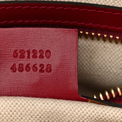 Gucci Boarded Plutone Calfskin Small Horsebit 1955 Top Handle Bag Red 7 of 11