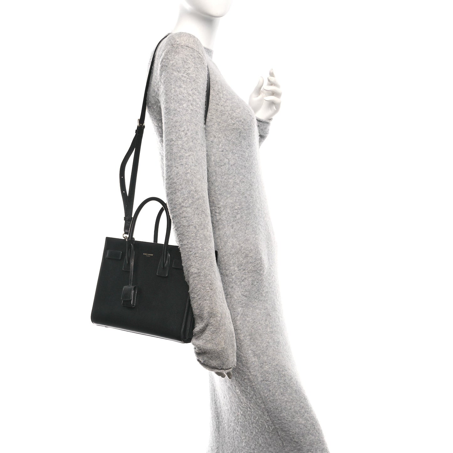 Calfskin Baby Sac De Jour Black