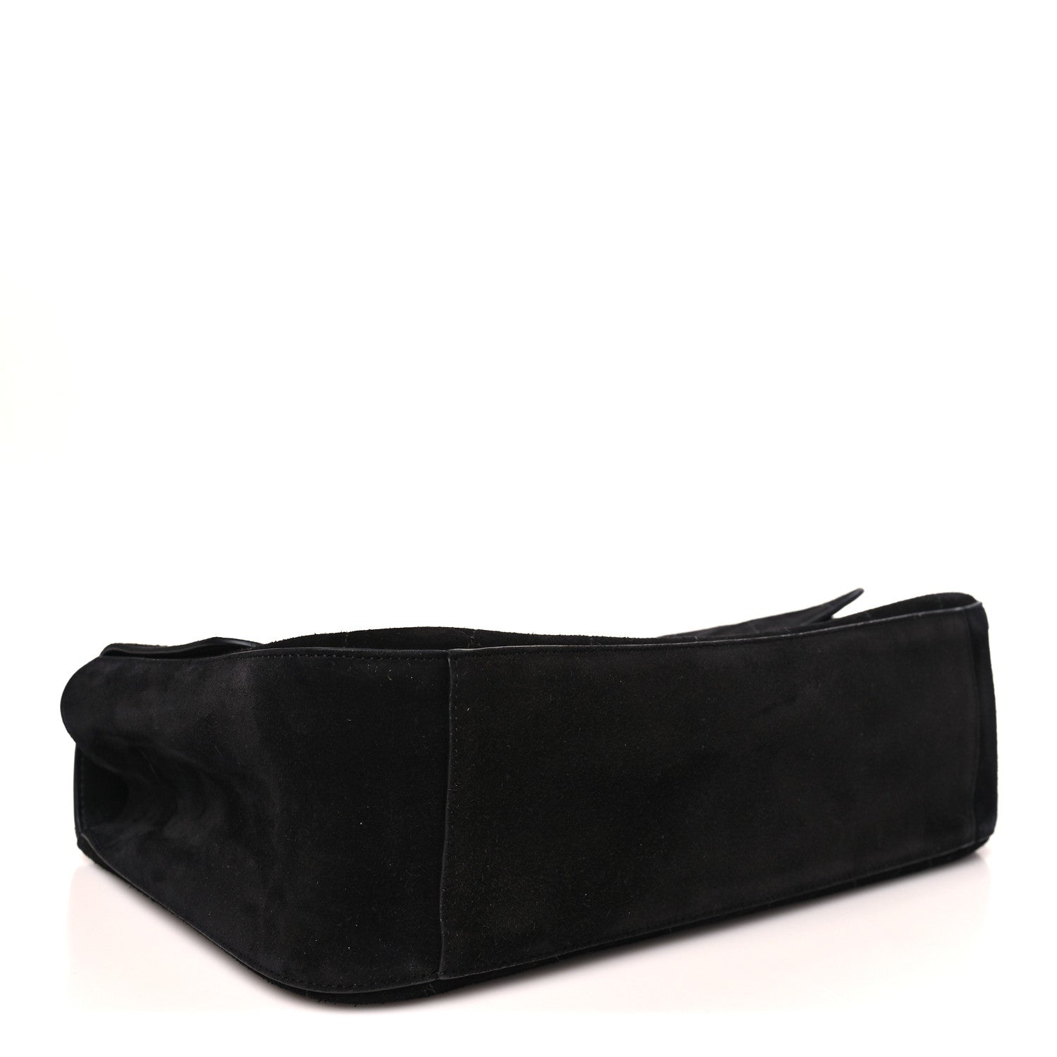 Chanel Suede Calfskin Small Souplissimo Maxi Flap Black 4 of 11