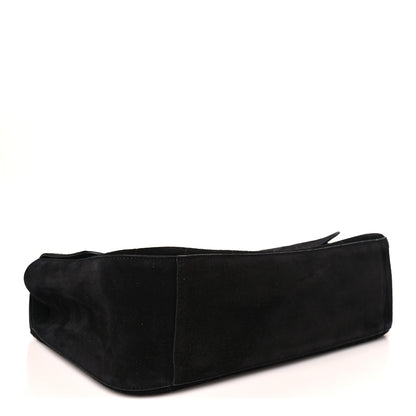 Chanel Suede Calfskin Small Souplissimo Maxi Flap Black 4 of 11