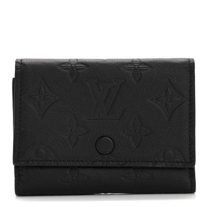 Louis Vuitton Calfskin Monogram Shadow Victor Wallet Ultra Black 1 of 7