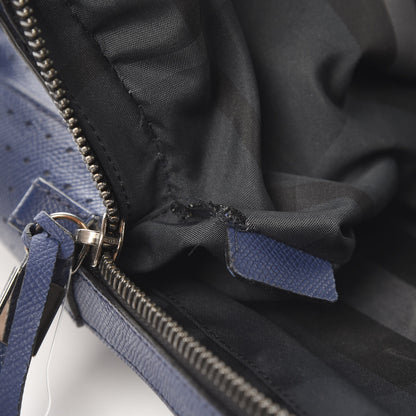 Burberry London Grainy Calfskin Perforated Small Shaldon Crossbody Lapis Blue 11 of 18