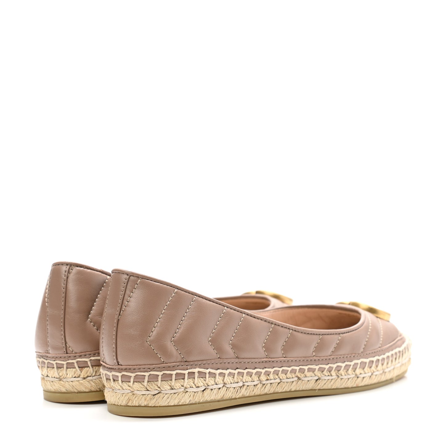 Nappa Matelasse GG Marmont Espadrilles 36 Porcelain Rose