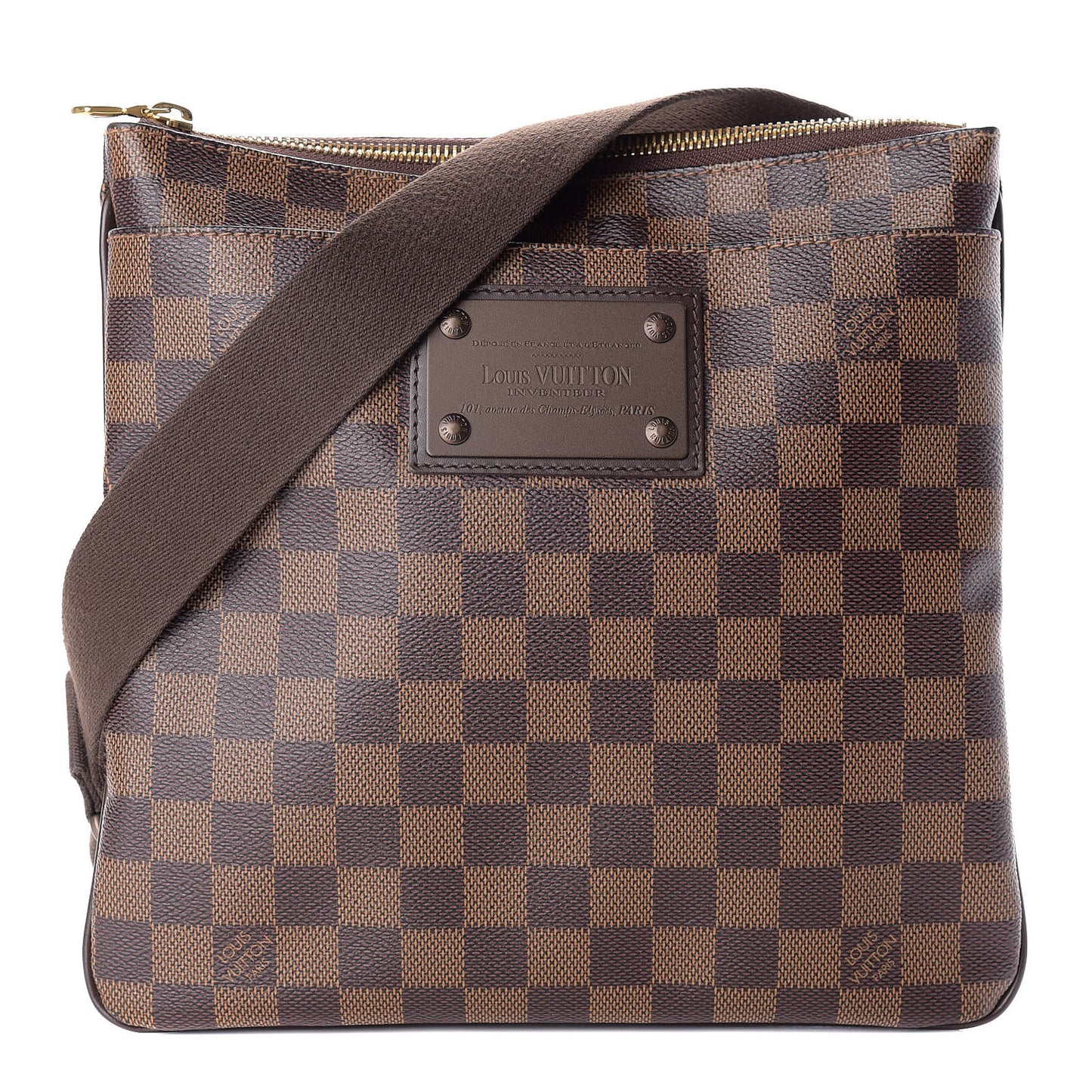 Damier Ebene Brooklyn Flat Pochette