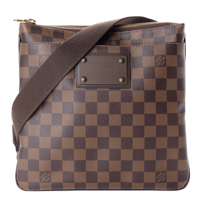 Louis Vuitton Damier Ebene Brooklyn Flat Pochette 1 of 10