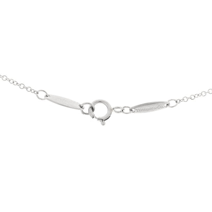 Tiffany Platinum Blue Sapphire .11ct Elsa Peretti Color by the Yard Necklace 4 of 5