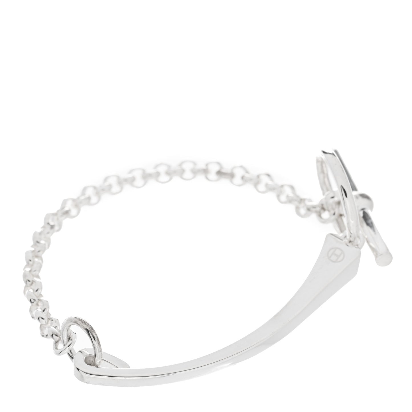 Sterling Silver Clou de Forge Toggle Bracelet SH
