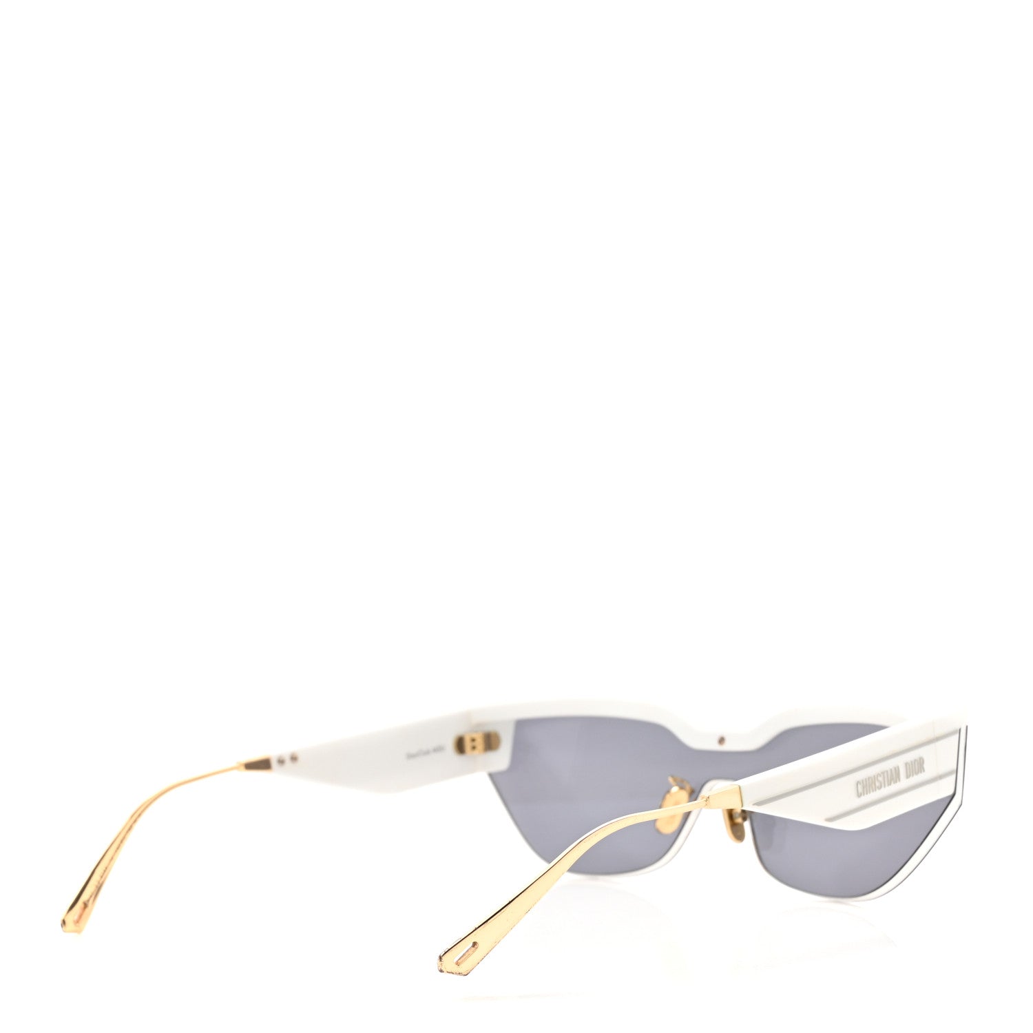Christian Dior Acetate DiorClub M3U Cat Eye Mask Sunglasses White 4 of 7