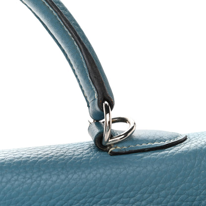 Hermes Taurillon Clemence Kelly Retourne 35 Blue Jean 13 of 23