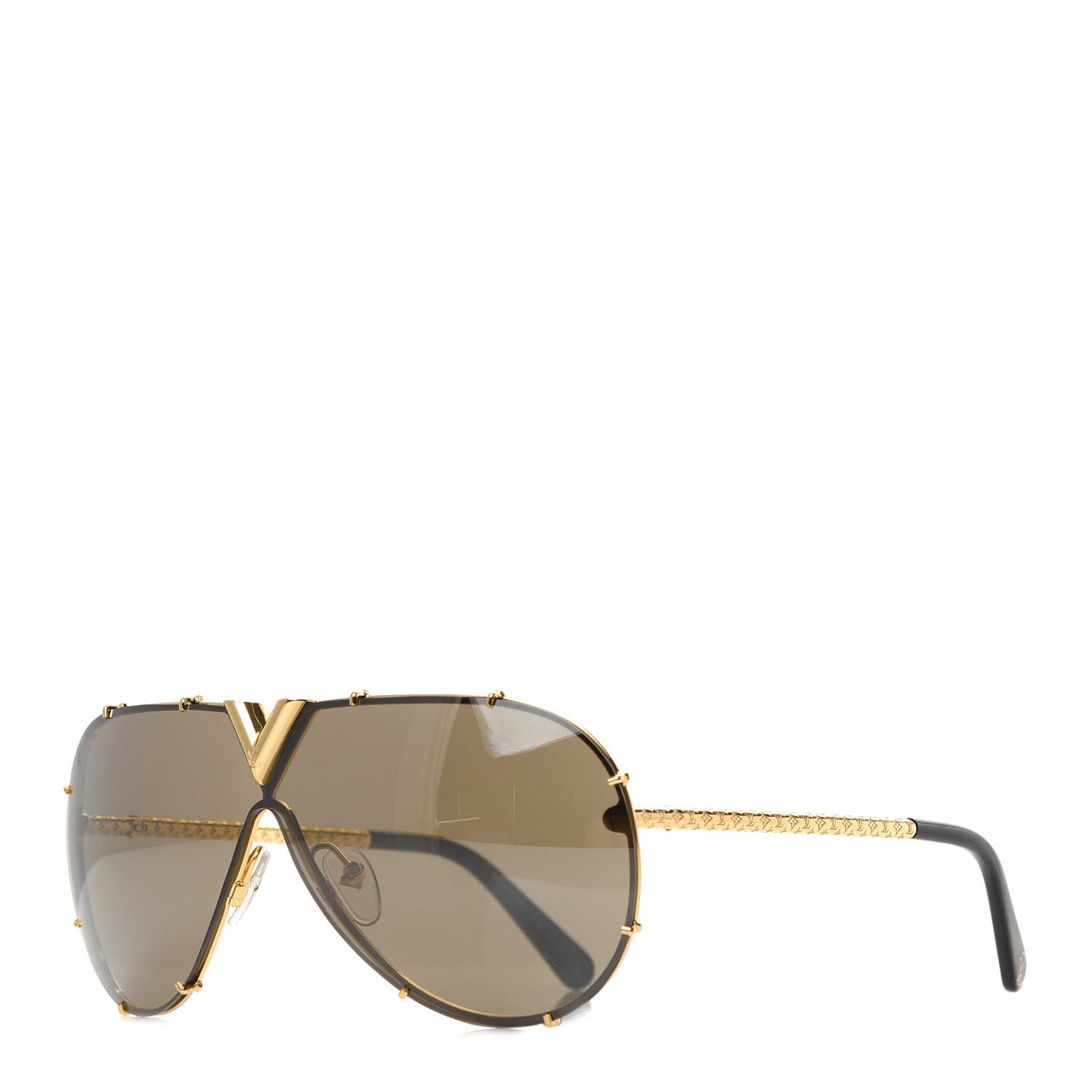 Metal LV Drive Sunglasses Z0897W Black Gold