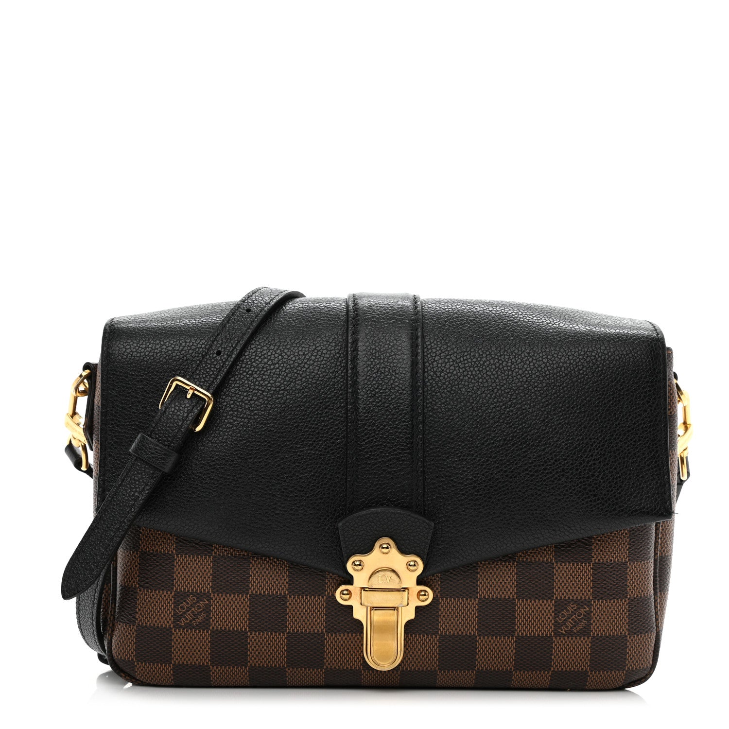 Louis Vuitton Damier Ebene Clapton Black 1 of 9