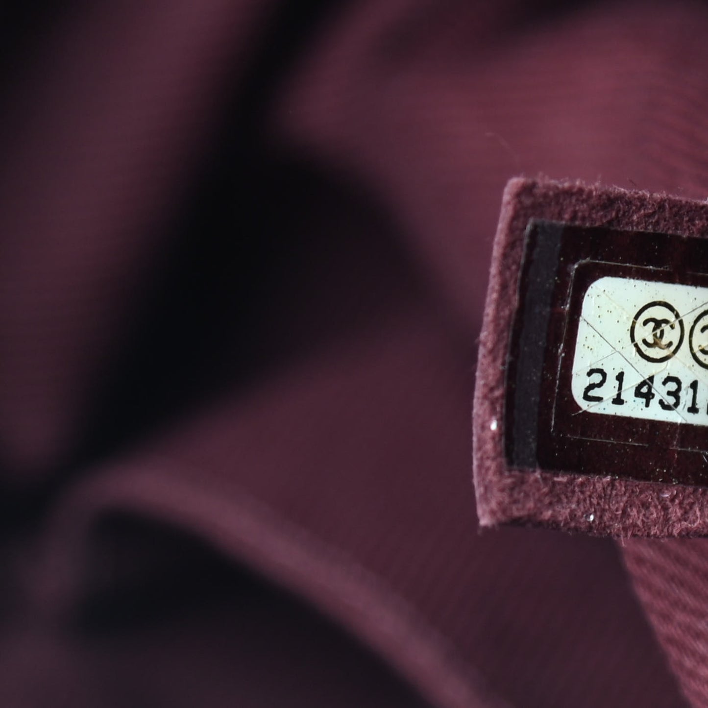 Patent Chevron Shopper Tote Burgundy