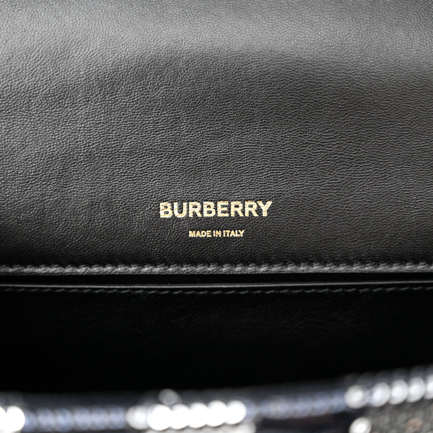 Burberry Sequin Small Lola Bag Dark Charcoal 6 of 11