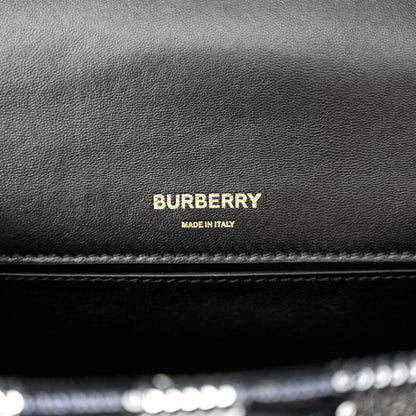 Burberry Sequin Small Lola Bag Dark Charcoal 6 of 11
