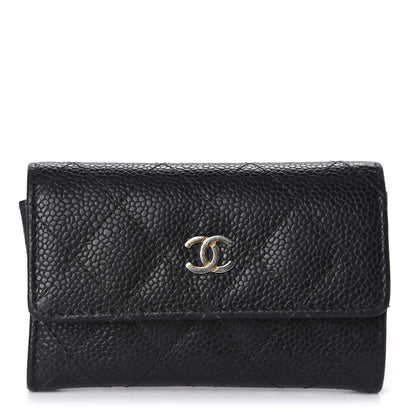 Chanel Caviar Quilted Flap Card Holder Black 1 of 11