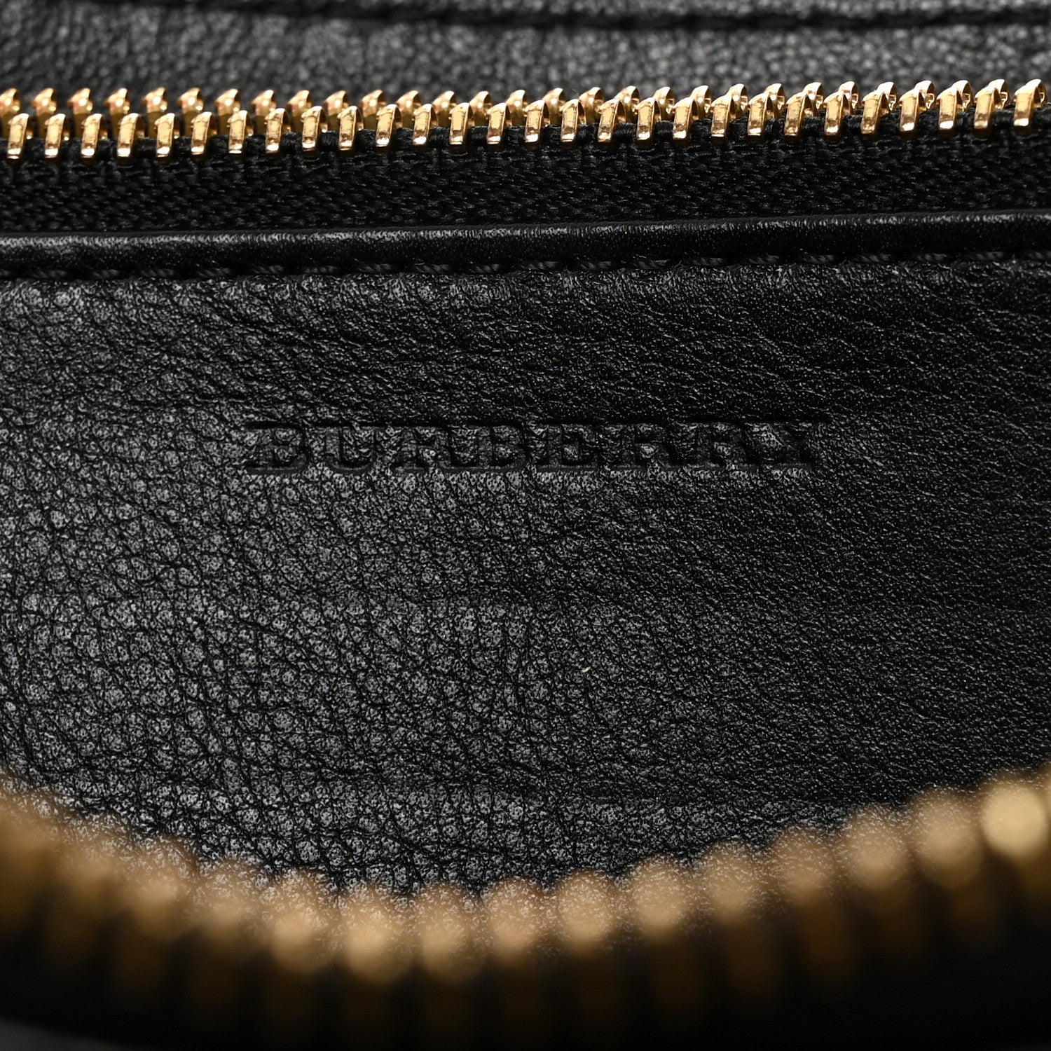 Burberry Calfskin Ziggy Zip Around Wallet Black 6 of 6