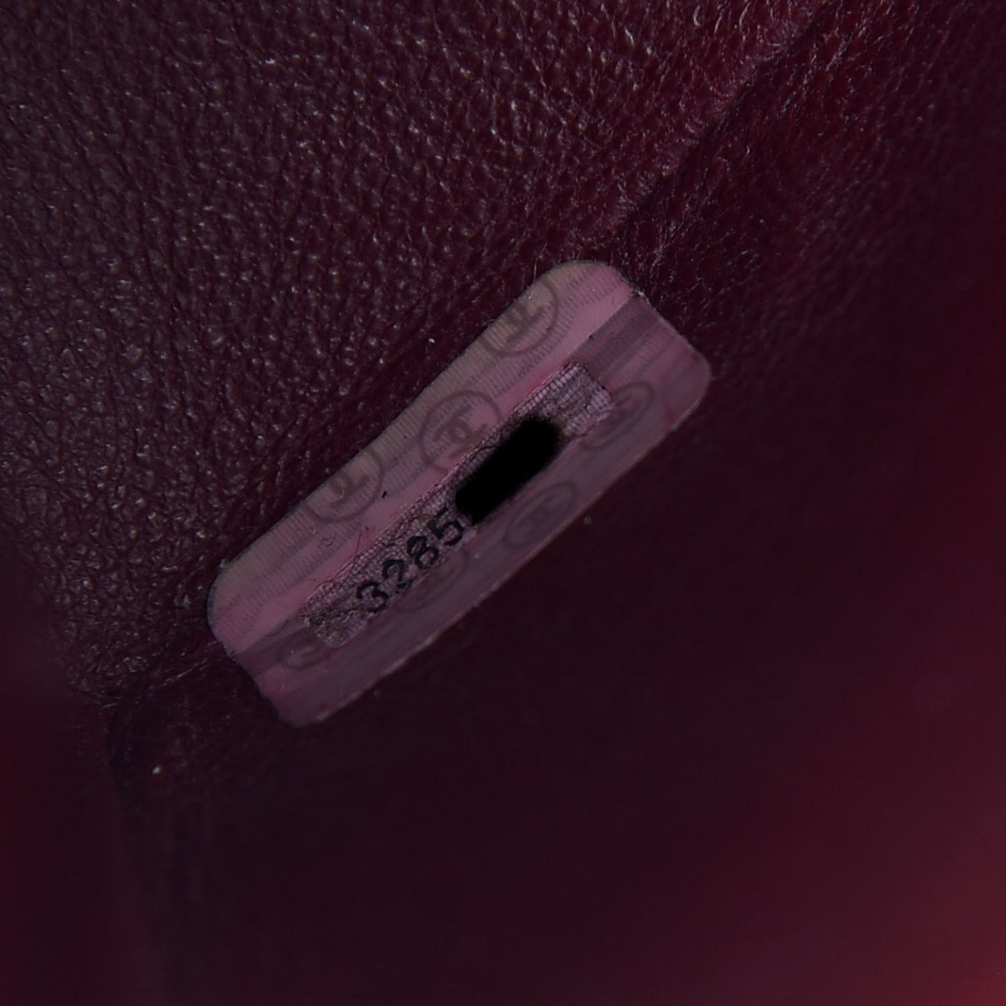 Lambskin Quilted Mini Square Flap Black