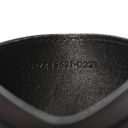 Saint Laurent Calfskin Monogram Credit Card Case Black 7 of 10