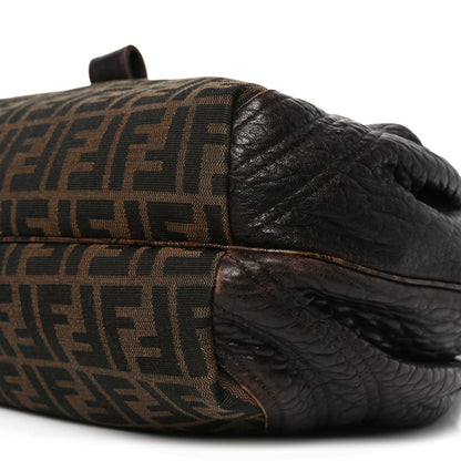 Fendi Zucca Nappa Nuvolata Vitello Tortuga Spy Tobacco Moro 11 of 11