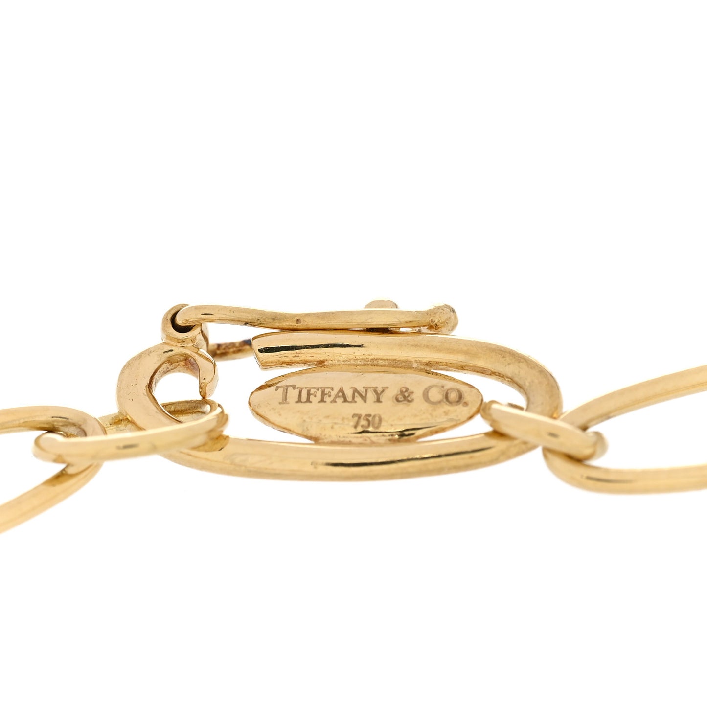 18K Yellow Gold Elsa Peretti Oval Link Bracelet