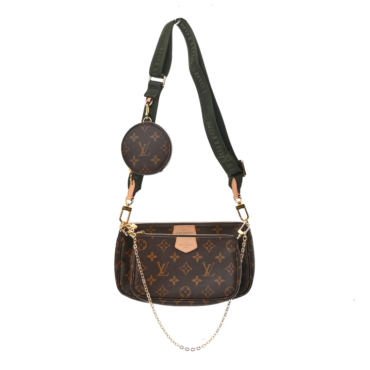 Louis Vuitton Monogram Multi Pochette Accessories Kaki 1 of 11