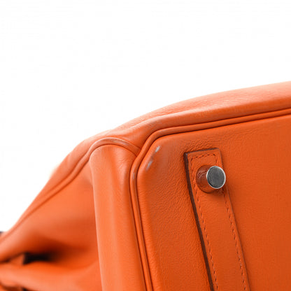 Hermes Swift Birkin 30 Orange 8 of 15