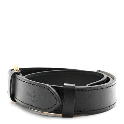Louis Vuitton Calfskin Odeon PM Adjustable Shoulder Strap Black 2 of 3
