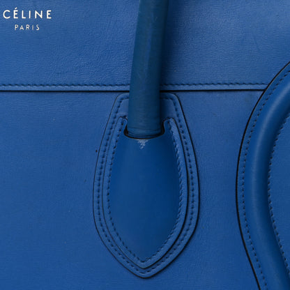 Celine Smooth Calfskin Mini Luggage Royal Blue 9 of 21