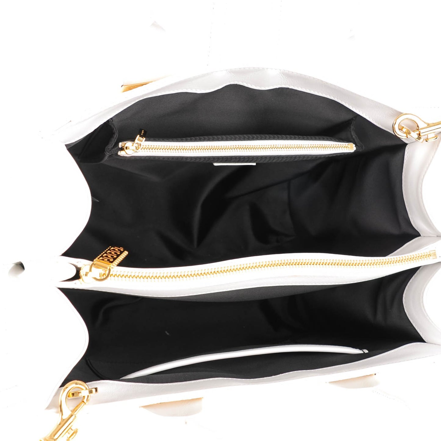 Patent Micro Vanitas Icon Handbag White