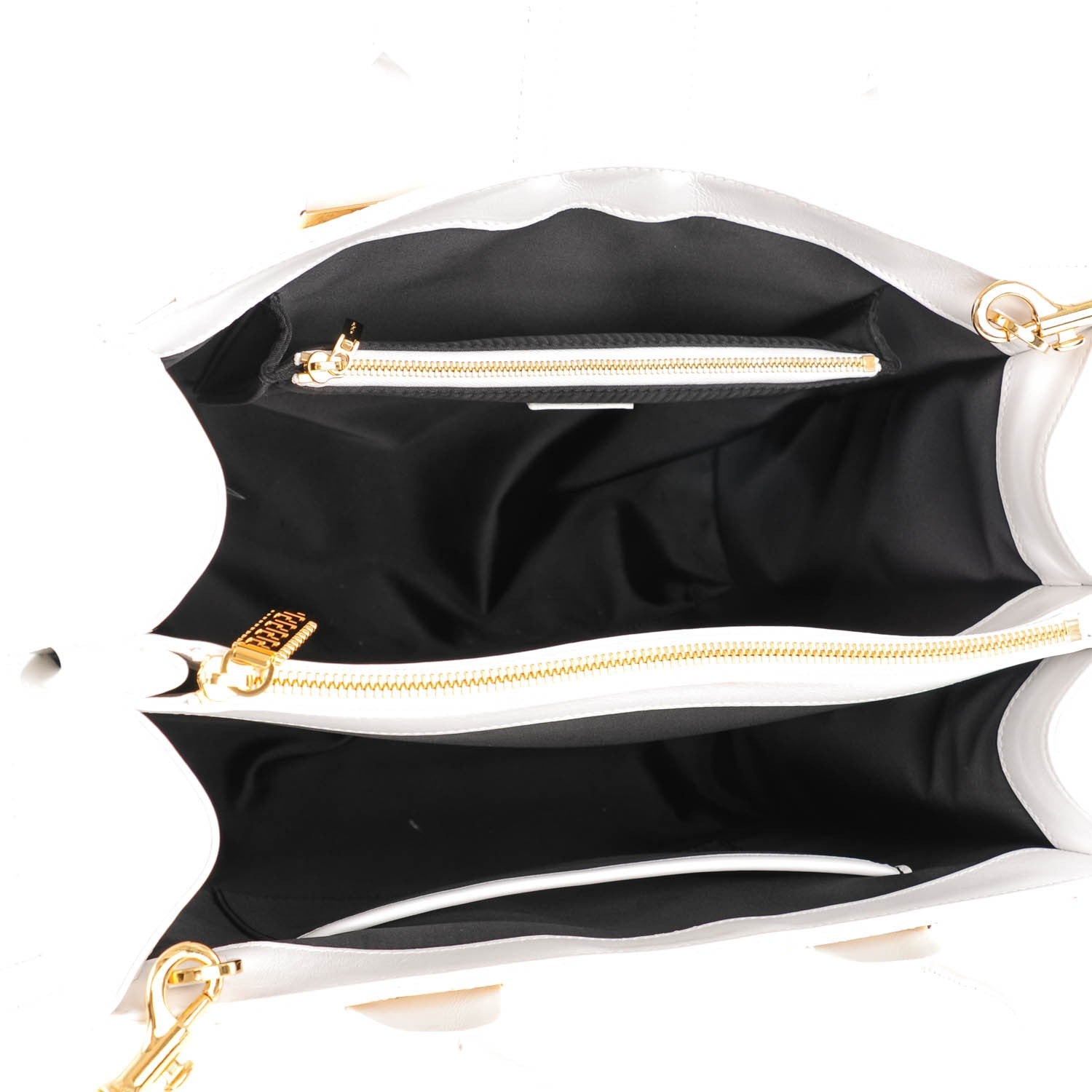 Versace Patent Micro Vanitas Icon Handbag White 5 of 6