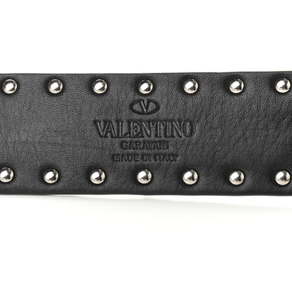 Valentino Garavani Lambskin Free Rockstud Spike Shoulder Strap Black 3 of 8