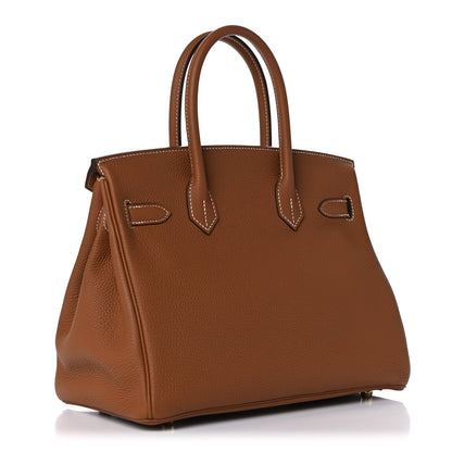 Hermes Togo Birkin 30 Gold 2 of 12