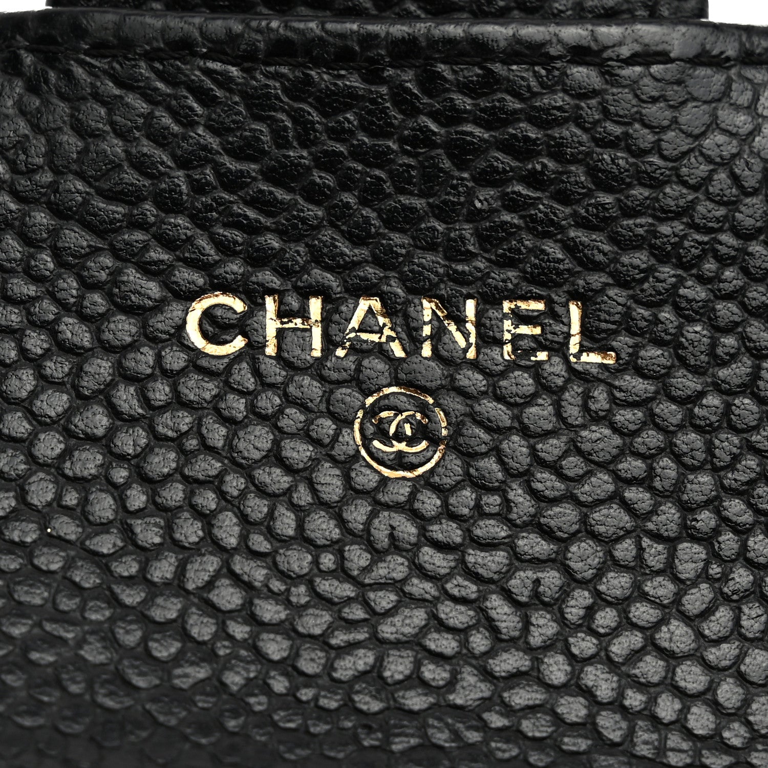 Chanel Caviar Quilted Large Gusset Flap Wallet Black 12 of 14