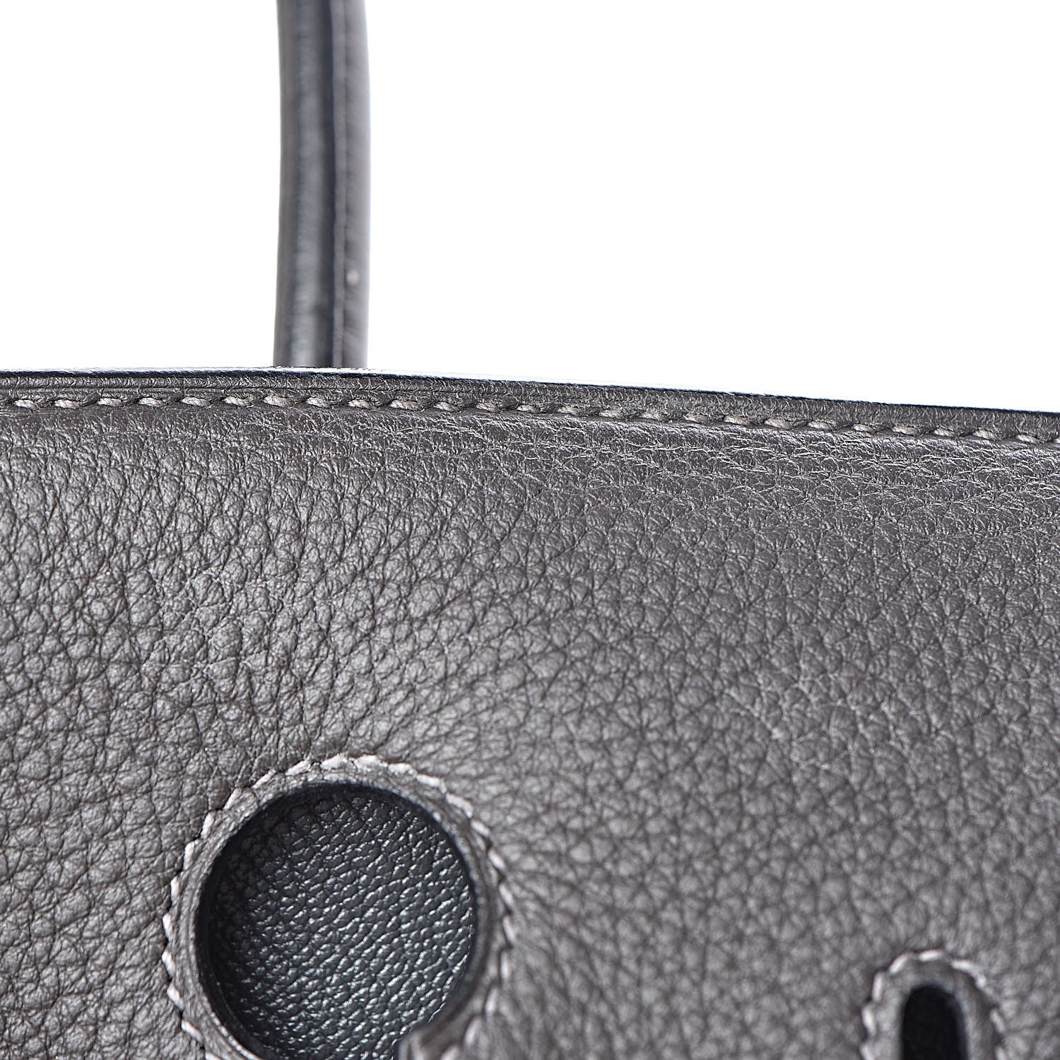 Hermes Taurillon Clemence Birkin 35 Graphite 35 of 37